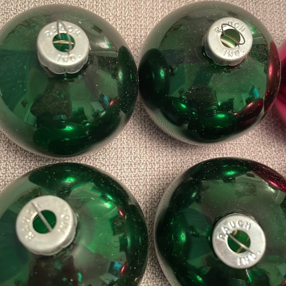 Set of 10 Vintage RAUCH IND. Glass Christmas Ornaments in Good Condition - Picture 4 of 11